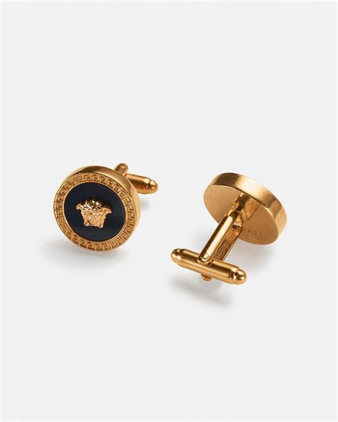 versace medusa cufflinks silver|Versace Men's Medusa Cufflinks .